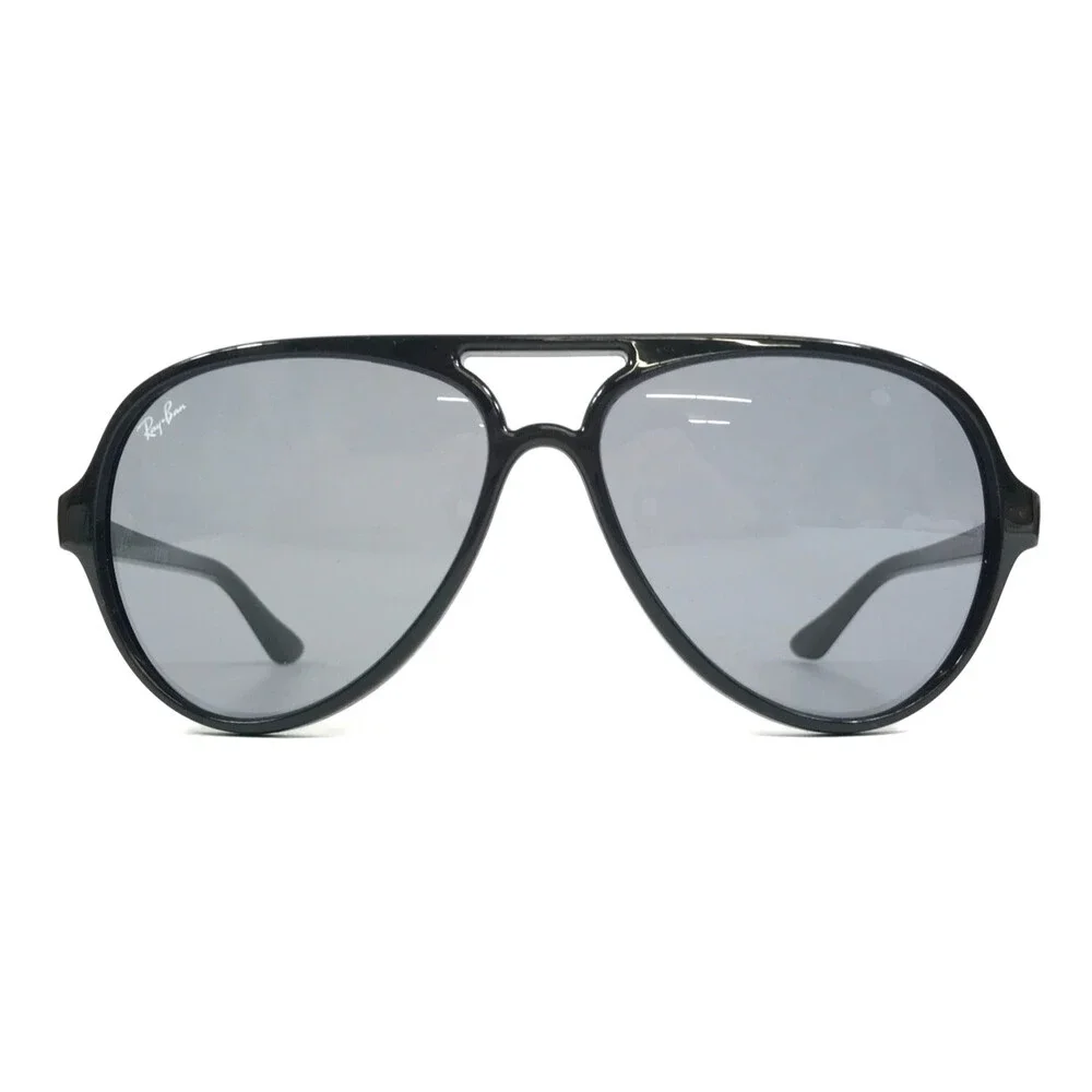 Ray-Ban Sunglasses RB4125 CATS 5000 601/R5 Polished Black Frames w/ Gray Lenses